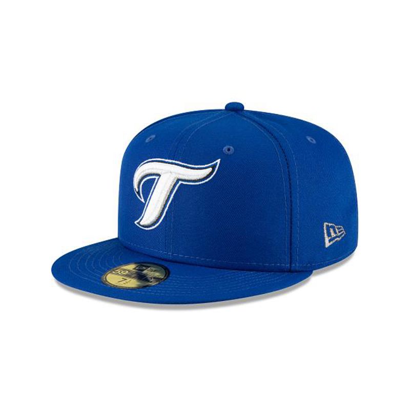 MLB Toronto Blue Jays Ligature 59Fifty Fitted (QWA7369) - Blue New Era Caps